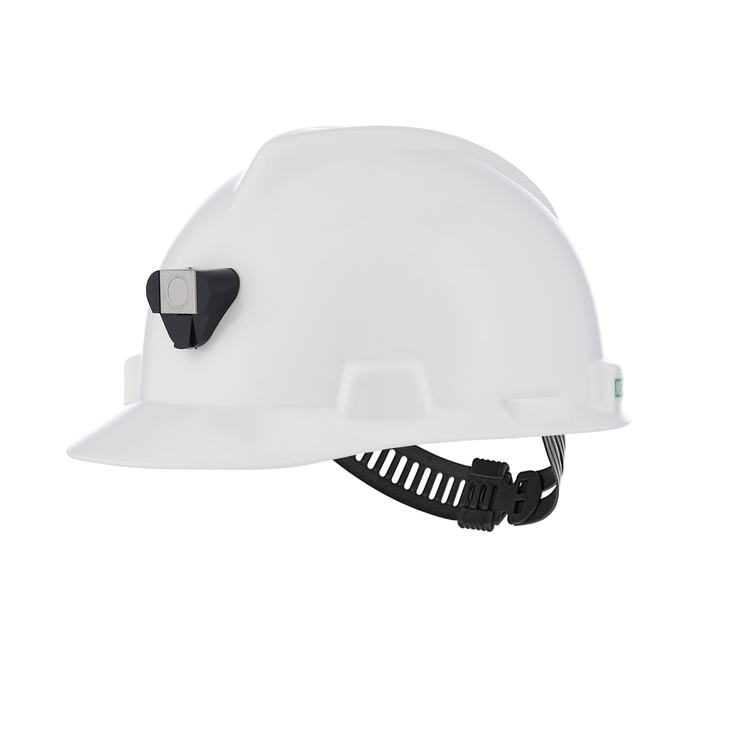 V-Gard Slotted Cap, White, w/Lamp Bracket & Cord Holder (Class C), w/Staz-On Suspension
